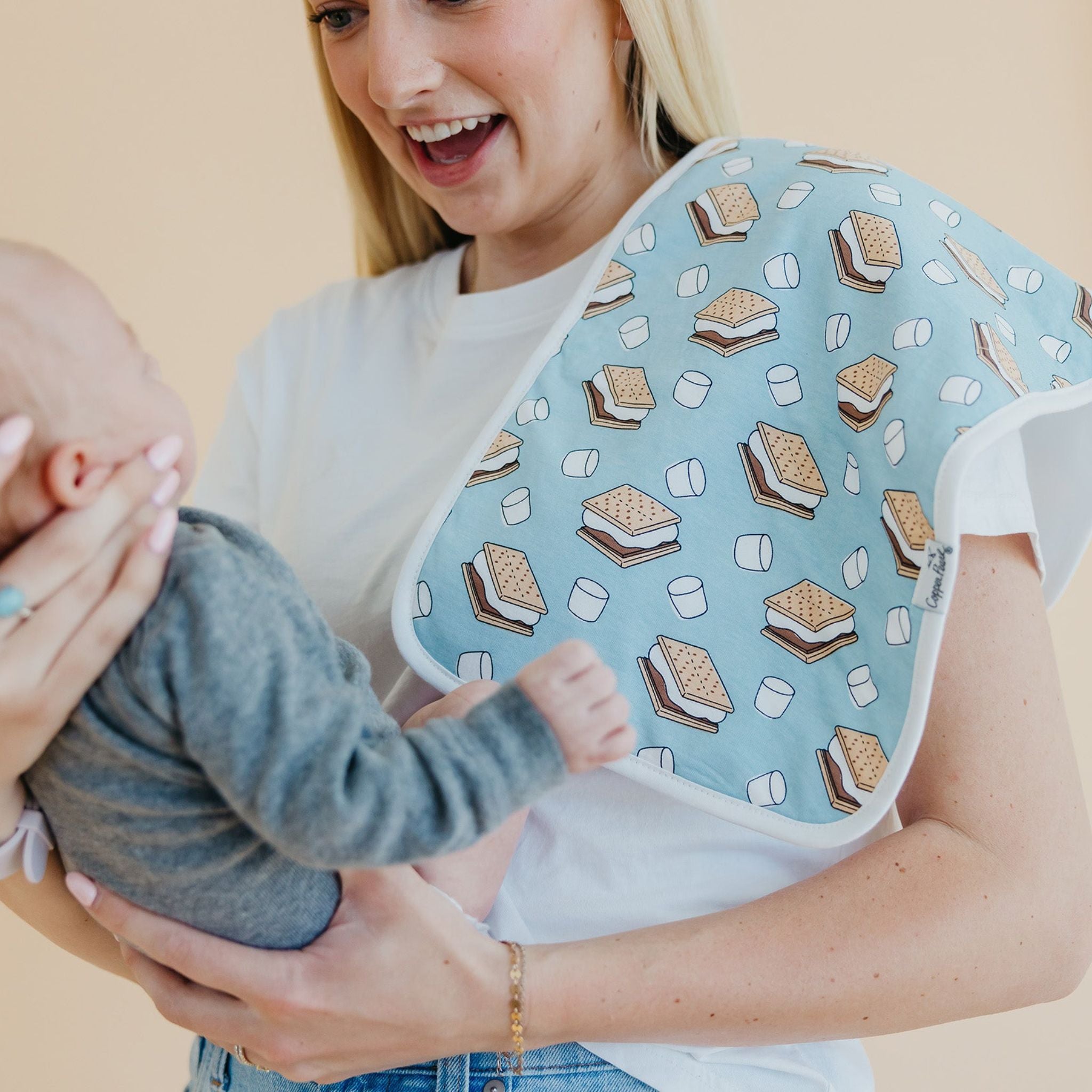 Premium Baby Burp Cloths - Ultra Soft & Absorbent 5-Pack for Newborns & Infants - Perfect for Feeding, Spit-Up & Drool Protection - Ideal Gift for Baby Showers & New Parents