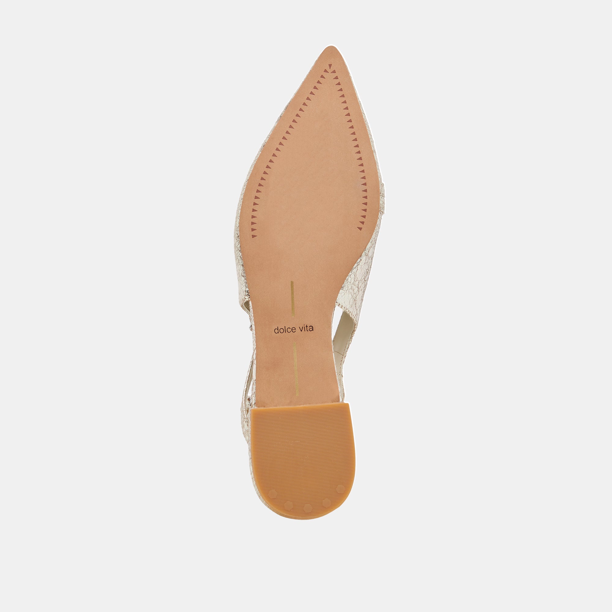 PAMLA Women's Wide Width Distressed Leather Flats - Comfortable Platinum Slip-On Shoes for Work, Travel & Casual Wear