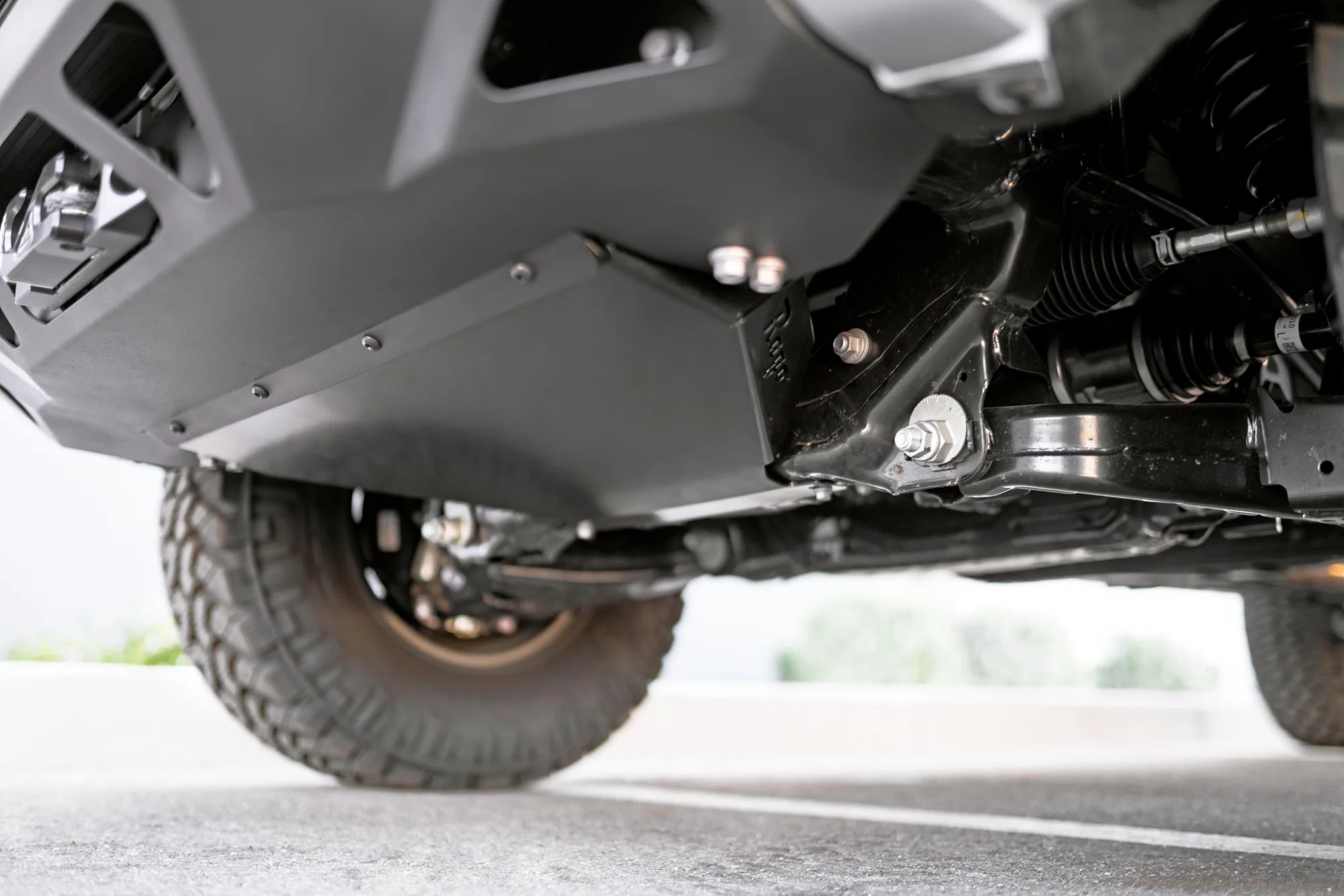 Rago Fabrication Skid Plate for Center Mount Winch Front Bumper - Compatible with 2024+ Toyota Tacoma | Off-Road Protection & Winch Security for Adventure & Trail Riding