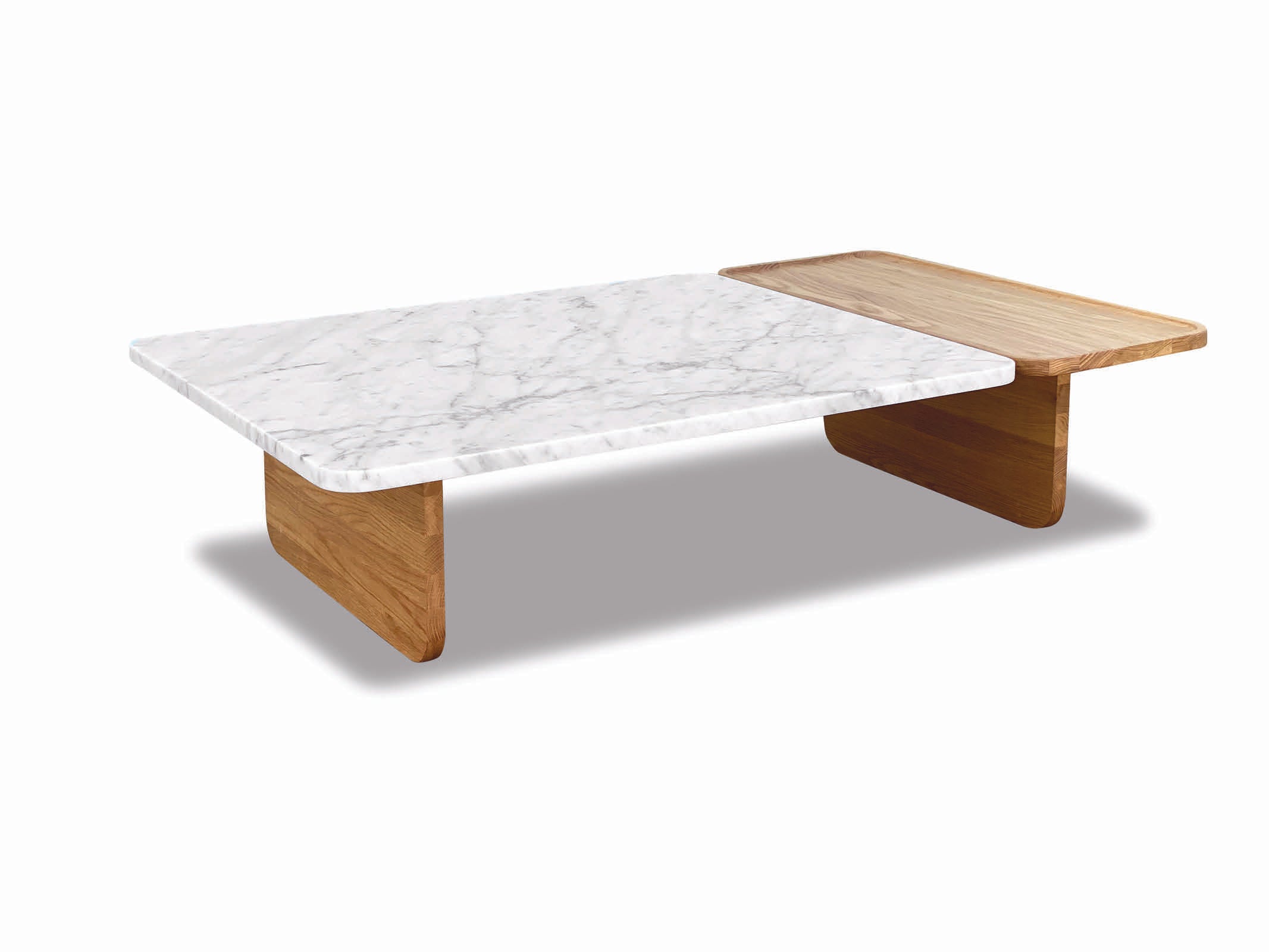 Modern Duo Coffee Table Set - 2-Piece Nesting Tables for Living Room, Sofa & Bedroom - Stylish & Space-Saving Furniture for Small Spaces
