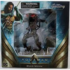 Aquaman Black Manta Diorama Statue - DC Comics Collectible Figure for Display & Home Decor - Perfect for Superhero Fans & Comic Book Collectors