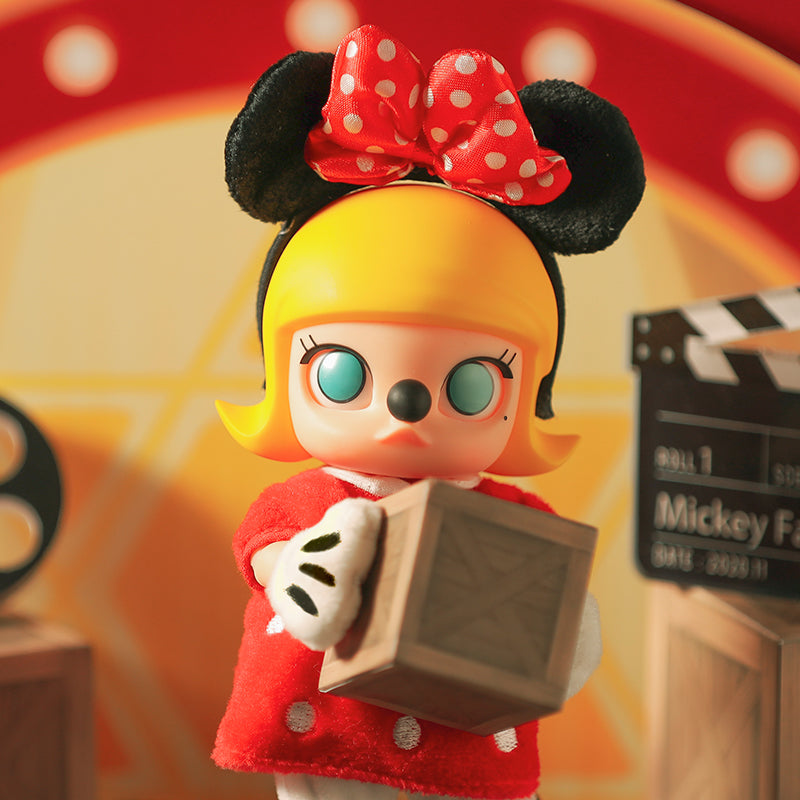 POP MART Molly x Mickey & Minnie BJD Collectible Doll Toy - Perfect for Disney Fans, Gift Giving & Anime Collectors