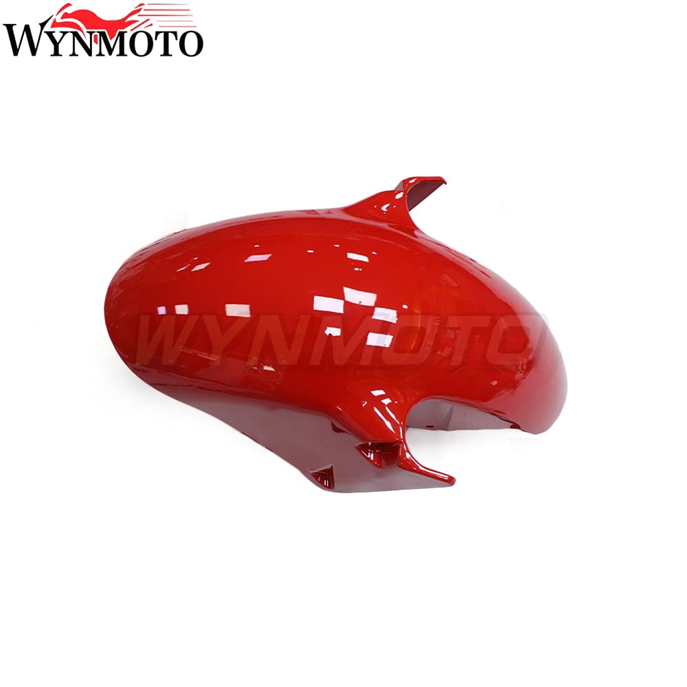 WYNMOTO Red & Black Motorcycle Fairing Kit for Kawasaki ZX-9R (2002-2003) | ABS Plastic Body Frame | Perfect for Racing & Street Riding