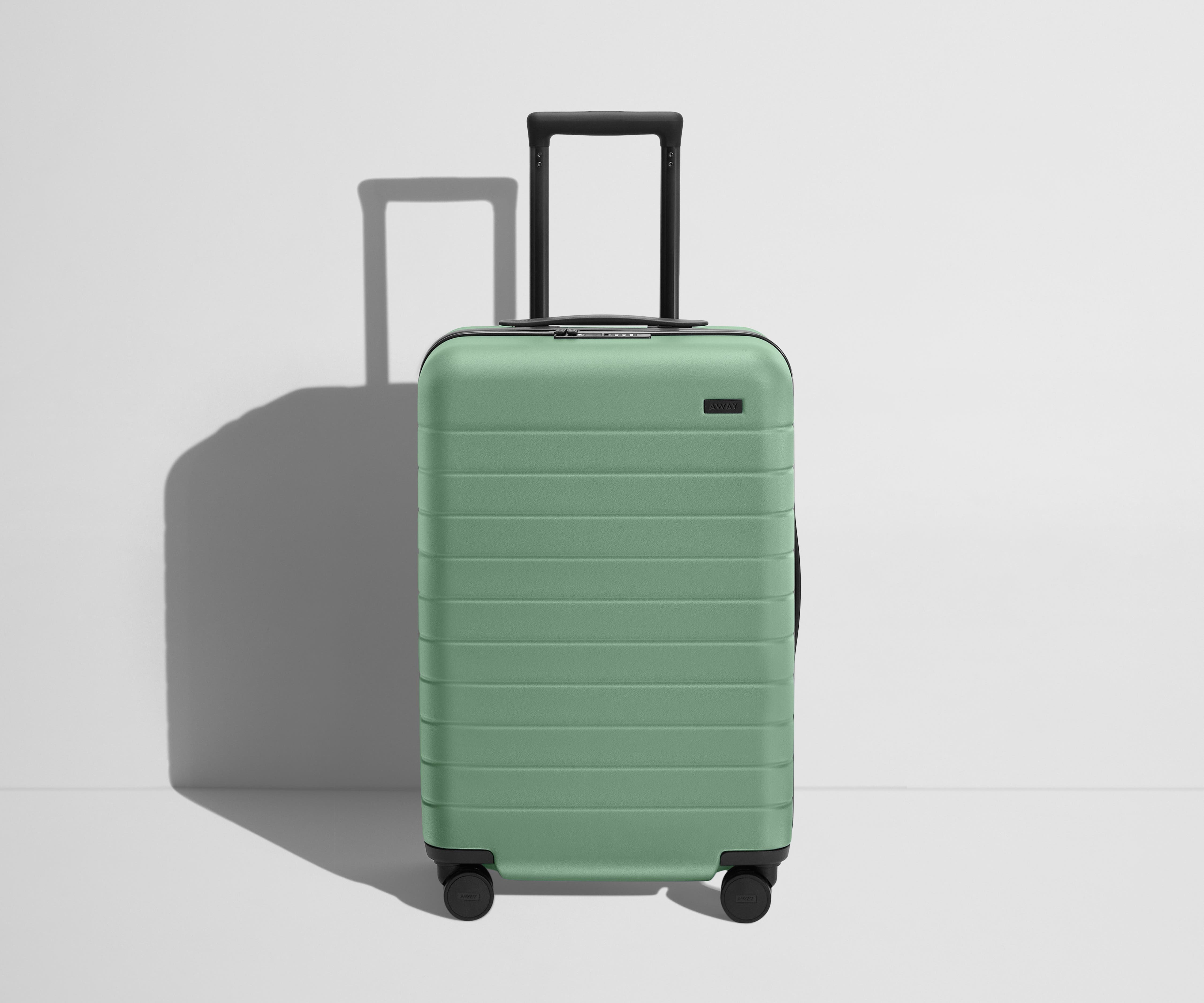 The Bigger Carry On Flex Luggage - Lightweight Expandable Suitcase in Sea Green for Travel & Business Trips
