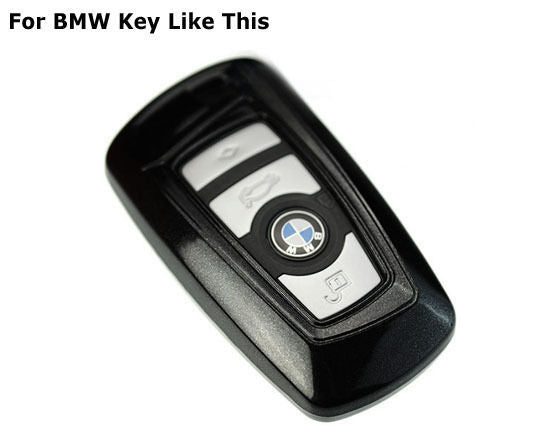 Premium Glossy Red Smart Key Fob Cover Replacement for BMW 1/3/4/5/6/7/X3 Series - Exact Fit, Durable Protection (Perfect for Daily Use, Gifts & Car Enthusiasts)