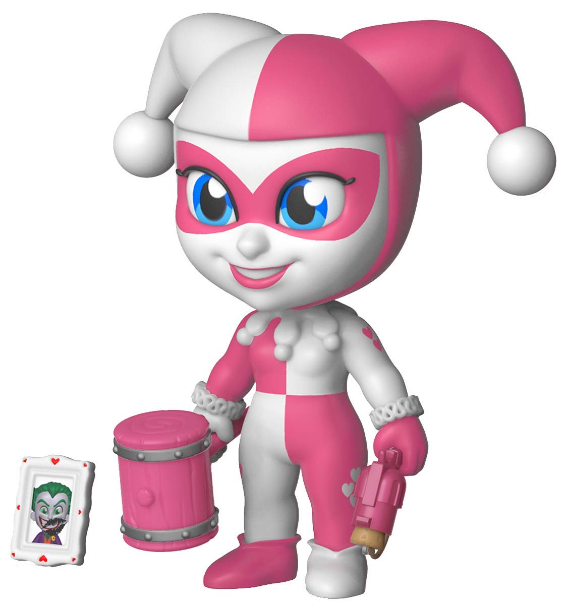 DC Super Heroes Harley Quinn Pink Vinyl Collectible Figure - Perfect for Comic Fans, Gift Giving & Home Decor Display