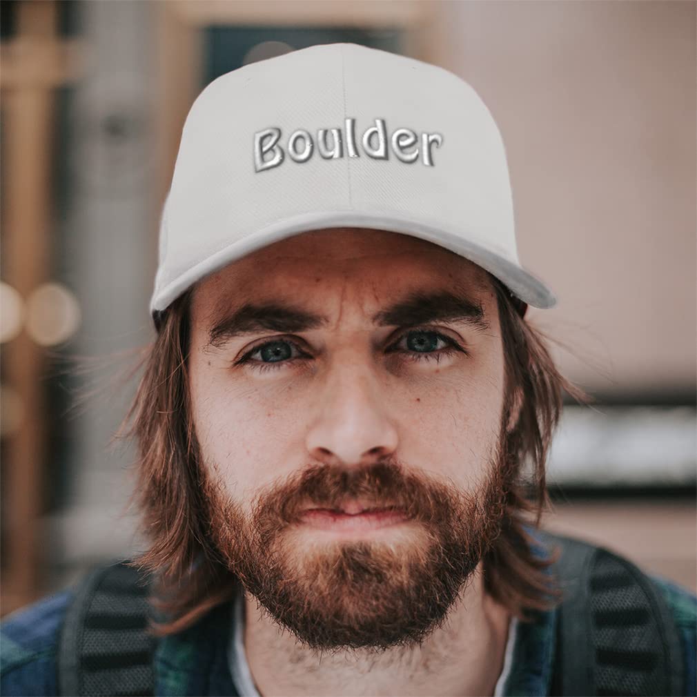 Boulder Love Acrylic Baseball Cap - Adjustable Dad Hat for Men & Women | Casual Outdoor Sun Protection for Hiking, Running, Travel