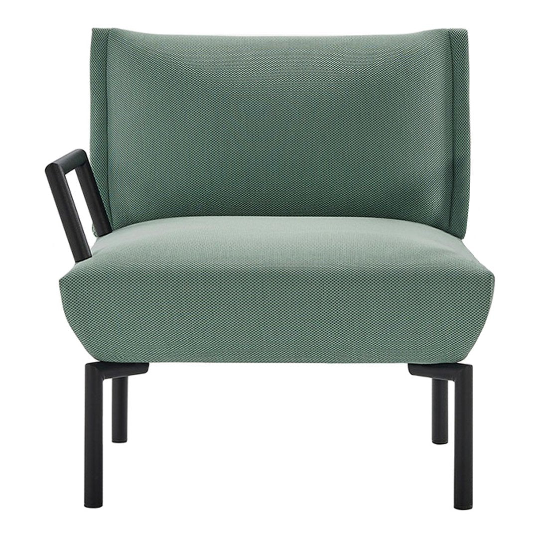 Click Chair Module with Metal Armrest - Ergonomic Office Chair for Home & Workspace - Perfect for Desk Work, Gaming & Study