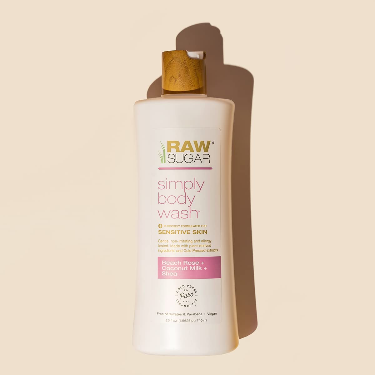**Raw Sugar Beach Rose & Coconut Milk Shea Body Love Bundle - Sensitive Skin Body Wash, Body Scrub & Deodorant | Sulfate-Free, Paraben-Free, Clean Ingredients | Perfect for Spa Day & Beach Getaways**