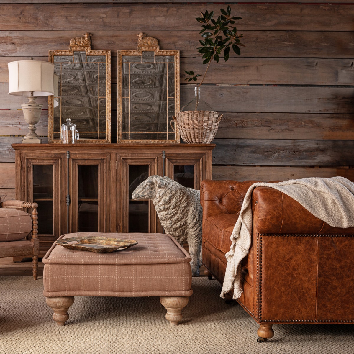 Premium Genuine Leather Chesterfield Sofa - Classic Tufted Design for Living Room, Office & Library - Grand Oaks Luxury Furniture