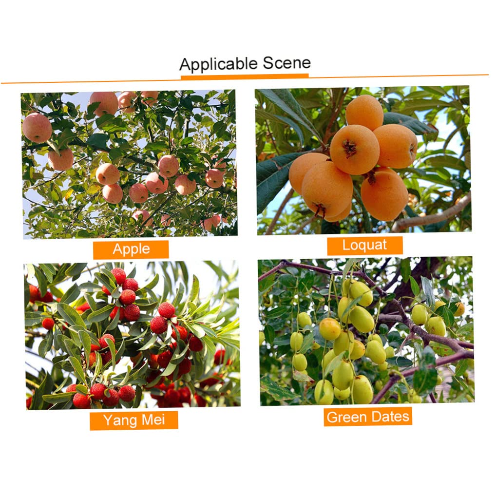 4PCS Lightweight Telescopic Fruit Picker Set - Extendable Fruit Harvesting Tool for Apples, Peaches, Lychee & Berries | Perfect for Home Garden, Orchard Harvesting & Farm Fruit Collection