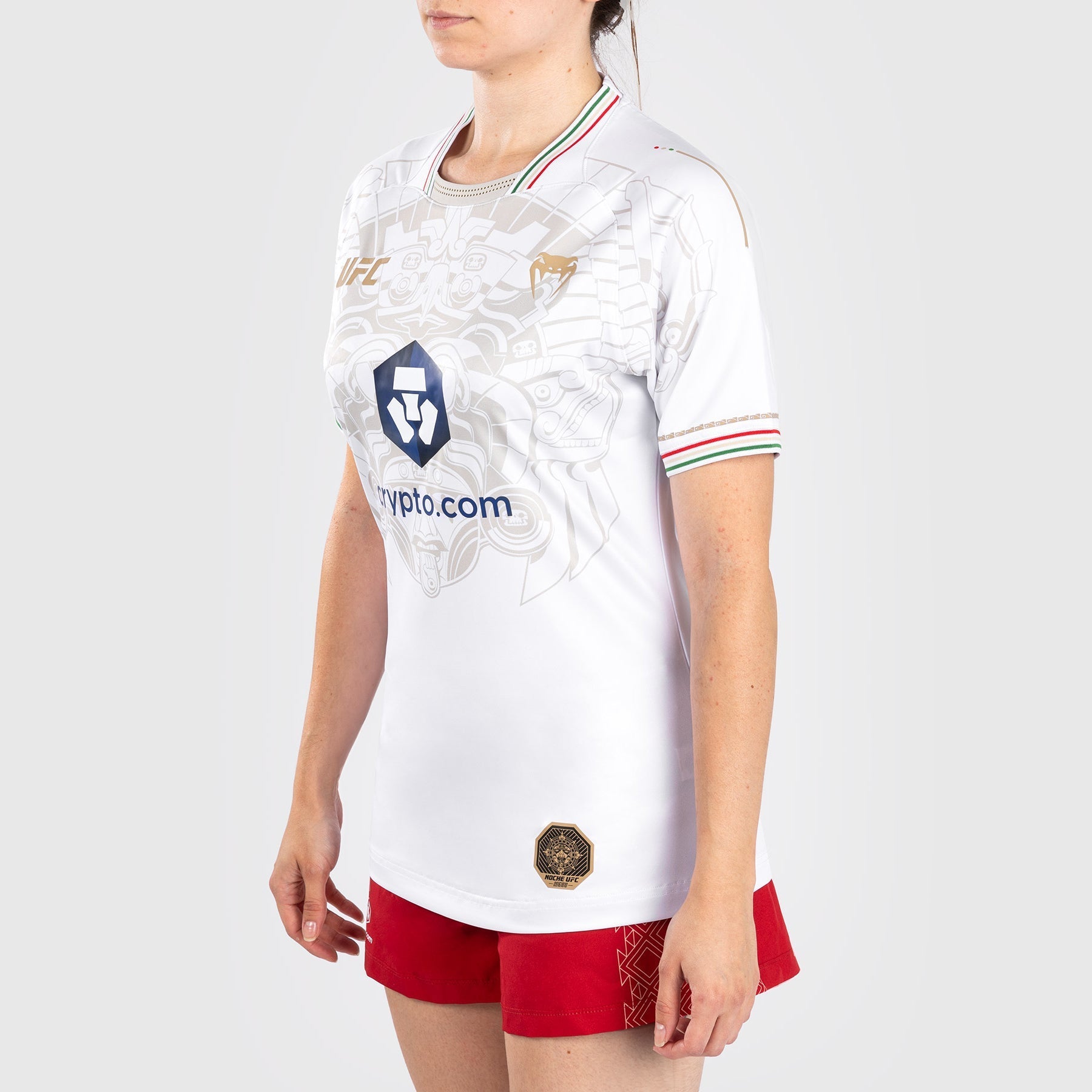Venum Authentic UFC Fight Night Women's Walkout Jersey - White | Official MMA Octagon Apparel for Training & Events