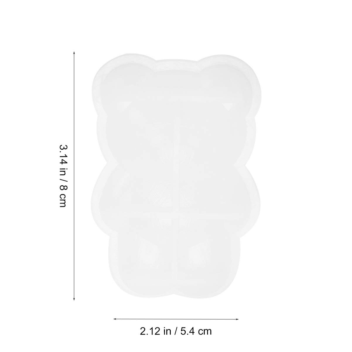 EXCEART 1pc Silicone Mold for Kids Crafts - Cartoon Animal Resin Casting Molds, Soap Bar Molds, Epoxy Bear Mold for DIY Chocolate, Gummy Bears & Candies - Perfect for Birthday Parties, Classroom Activities & Creative Gifts