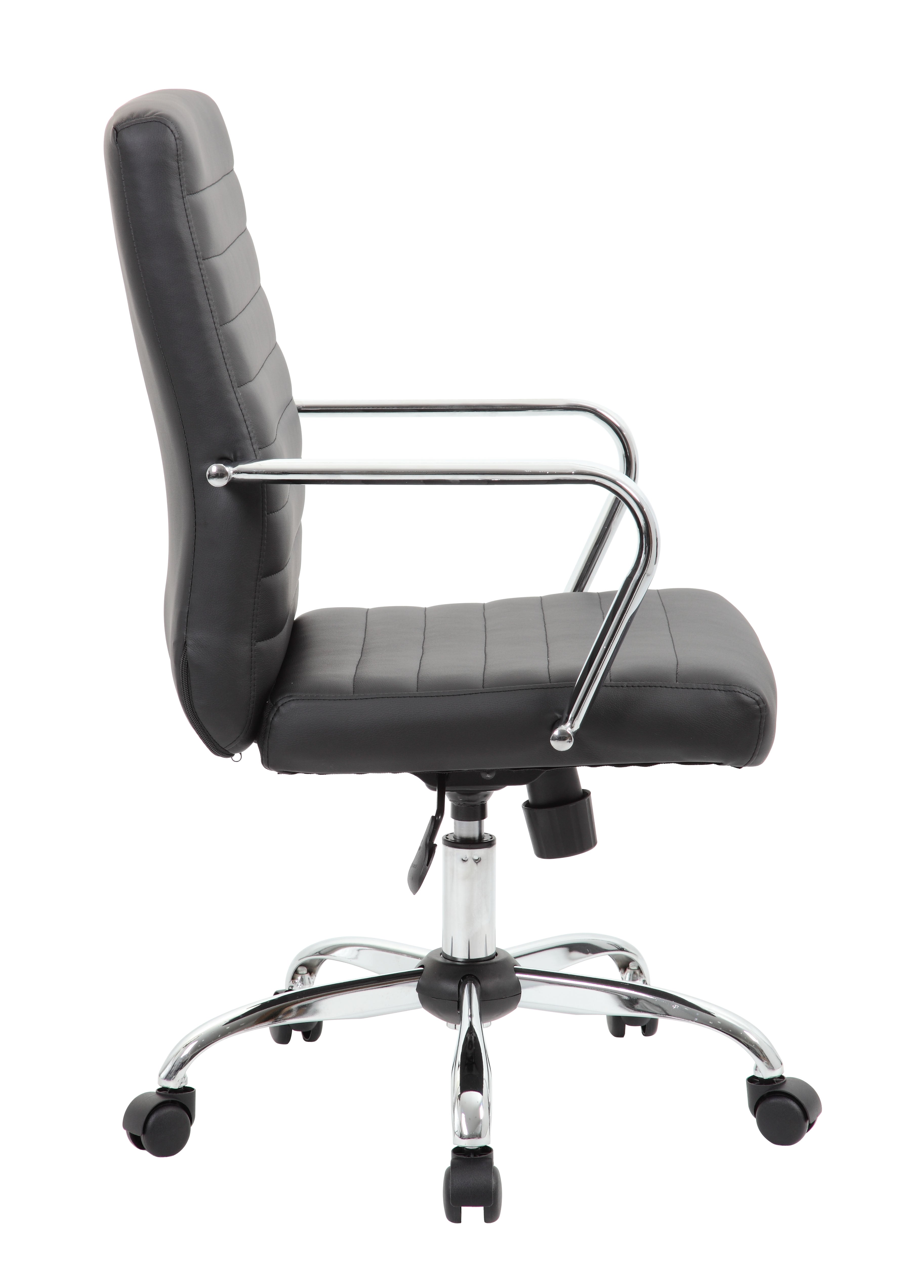 Boss Retro Task Chair with Chrome Fixed Arms B436C - Ergonomic Office Chair for Home & Workspace - Perfect for Professionals & Gamers