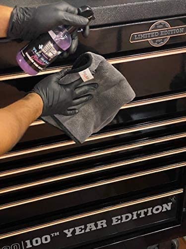 Complete Tool Box & Cleaning Kit with Waterless Wash & Wax | 12-Piece Microfiber Towels | All-Purpose Tool Cleaner | Garage Essentials & Maintenance Bundle | Perfect for DIY Projects, Car Detailing & Workshop Organization | Great Gift for Handymen