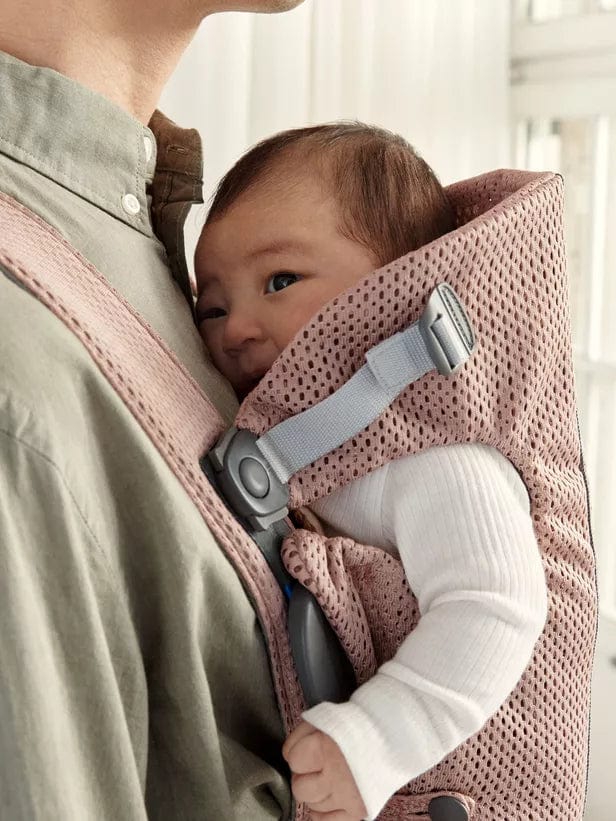 BabyBjorn Baby Carrier Mini 3D Mesh - Lightweight & Breathable Infant Carrier for Newborns to Toddlers - Perfect for Errands, Hiking & Hands-Free Parenting