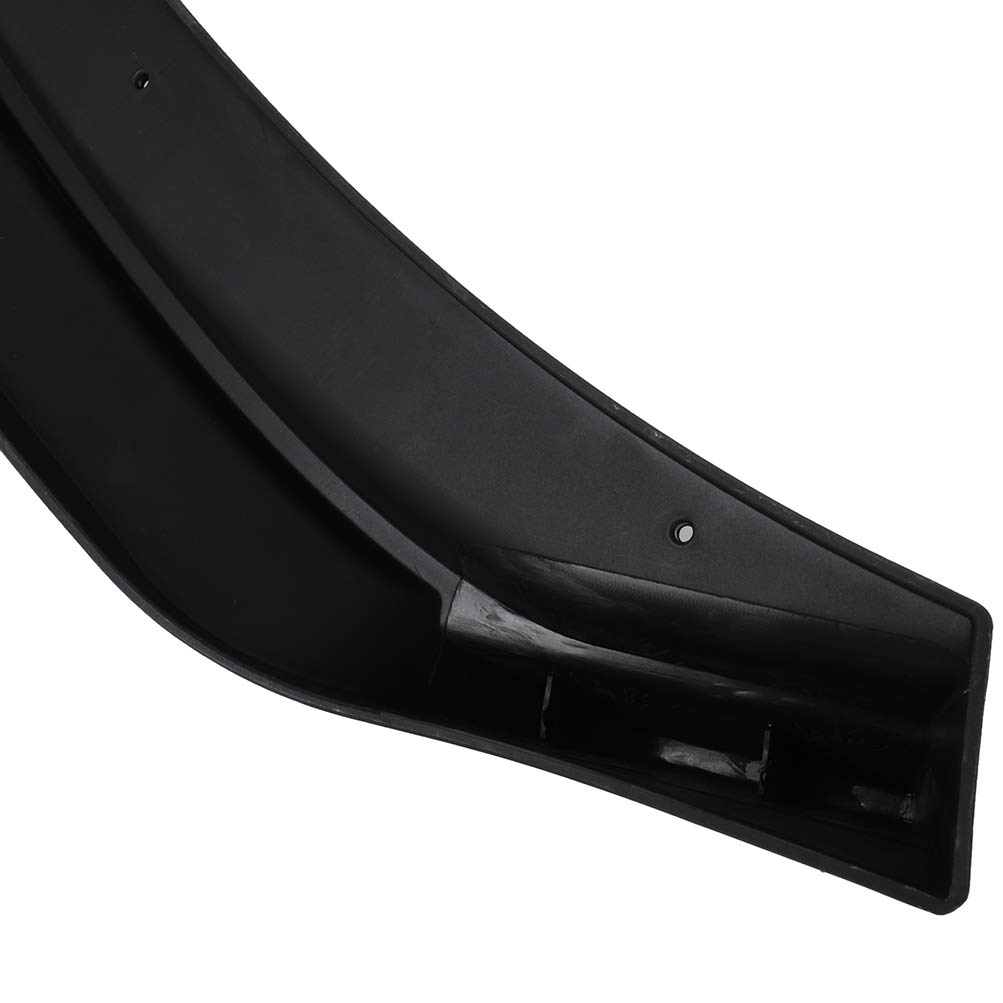 OCPTY 3PCS Front Bumper Lip Spoiler Splitter Kit for Hyundai Elantra 2017-2023 - Durable ABS Plastic Car Body Styling Accessory - Enhances Aerodynamics & Sporty Look for Street Racing & Custom Builds