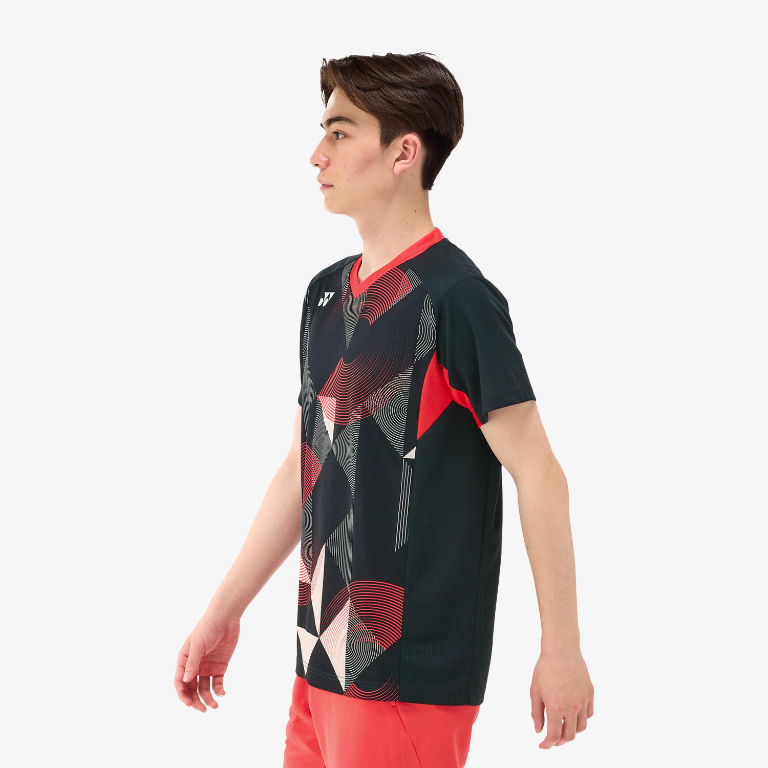Yonex Men's Tennis Shirt 10576 - Breathable Performance Polo for Sports & Casual Wear (Black) - Perfect for Tennis, Golf & Outdoor Activities