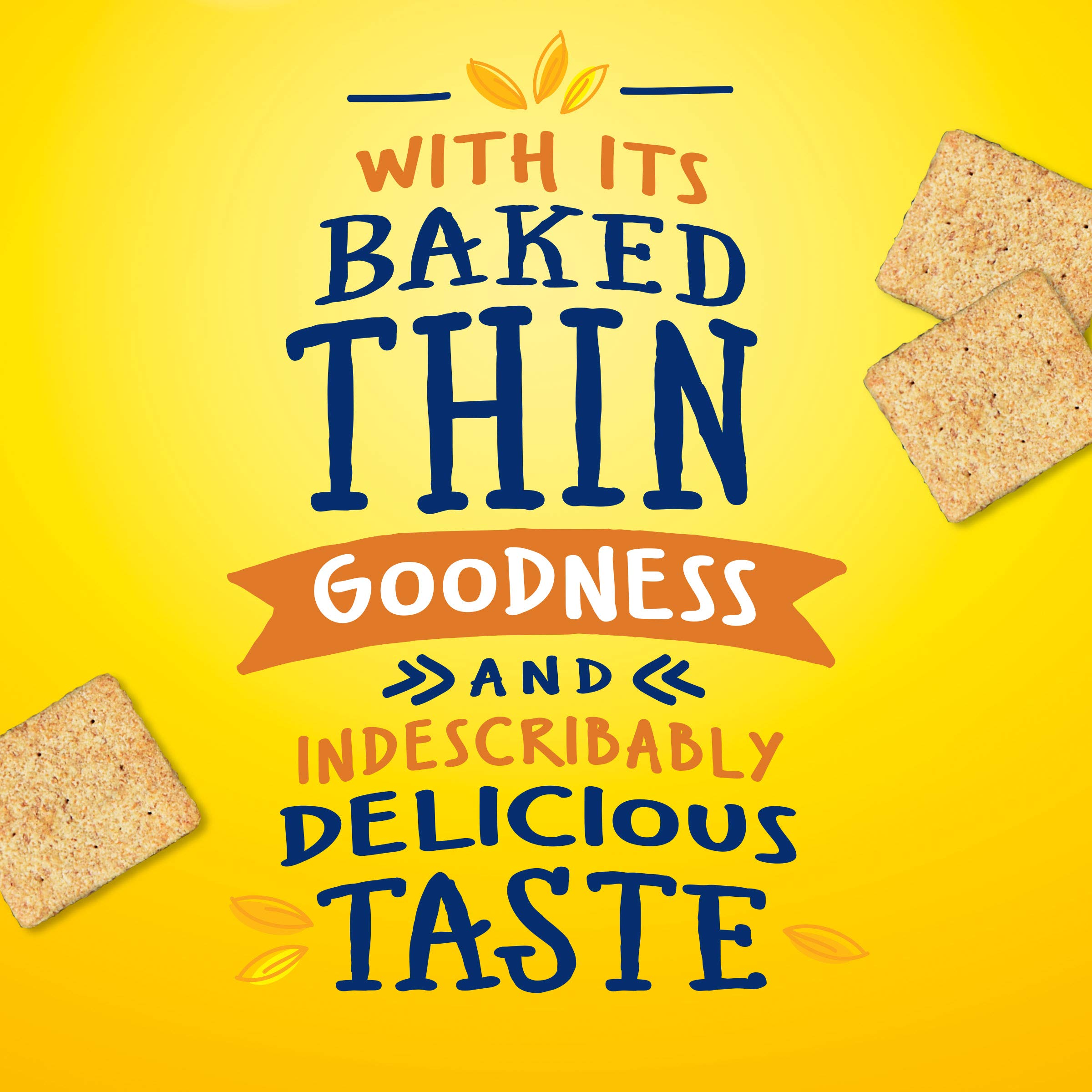 Wheat Thins Hint of Salt Whole Grain Low Sodium Crackers - 6 Pack (9.1 oz Each) | Healthy Snack for Office, School & Travel | Gluten Free Baked Crackers