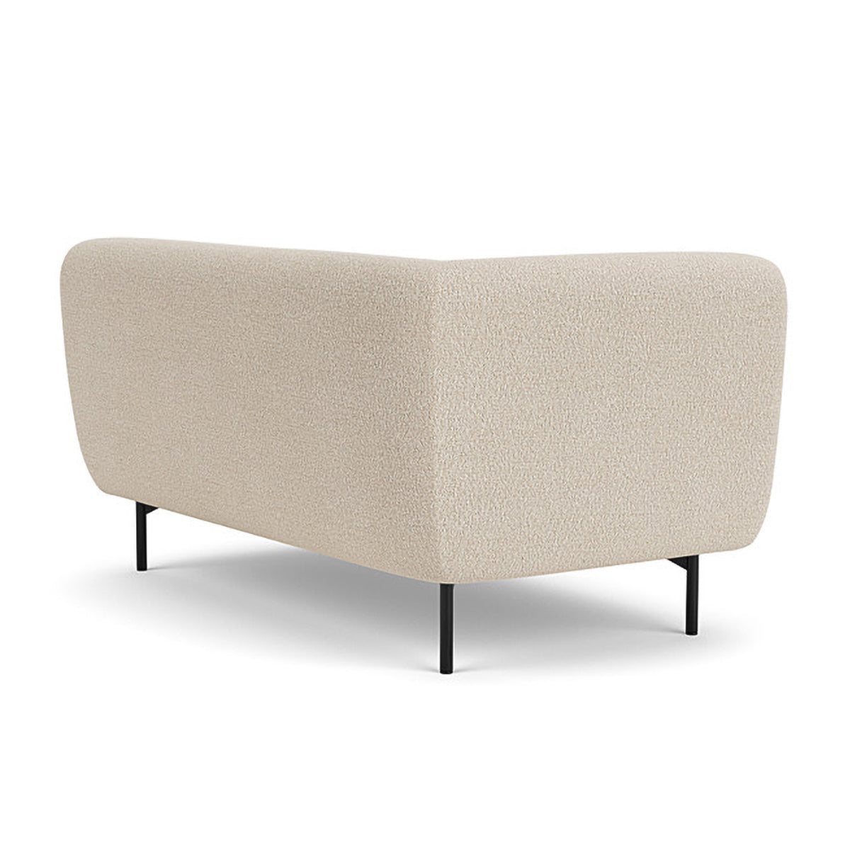 Alfred Boucle Left 2 Seater Modular Sofa - Modern Sectional Couch for Living Room, Small Space & Apartment - Soft Fabric Upholstery with Reversible Design