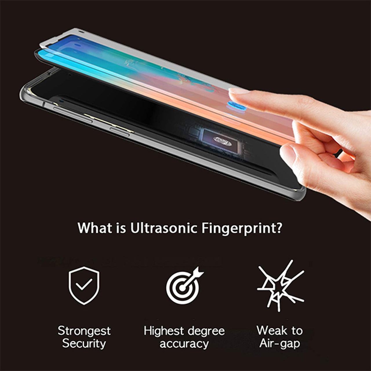 Nuglas Tempered Glass Screen Protector for Samsung Galaxy S10 - 9H Hardness, HD Clear, Anti-Scratch, Bubble-Free - Perfect for Everyday Use, Gaming, and Work