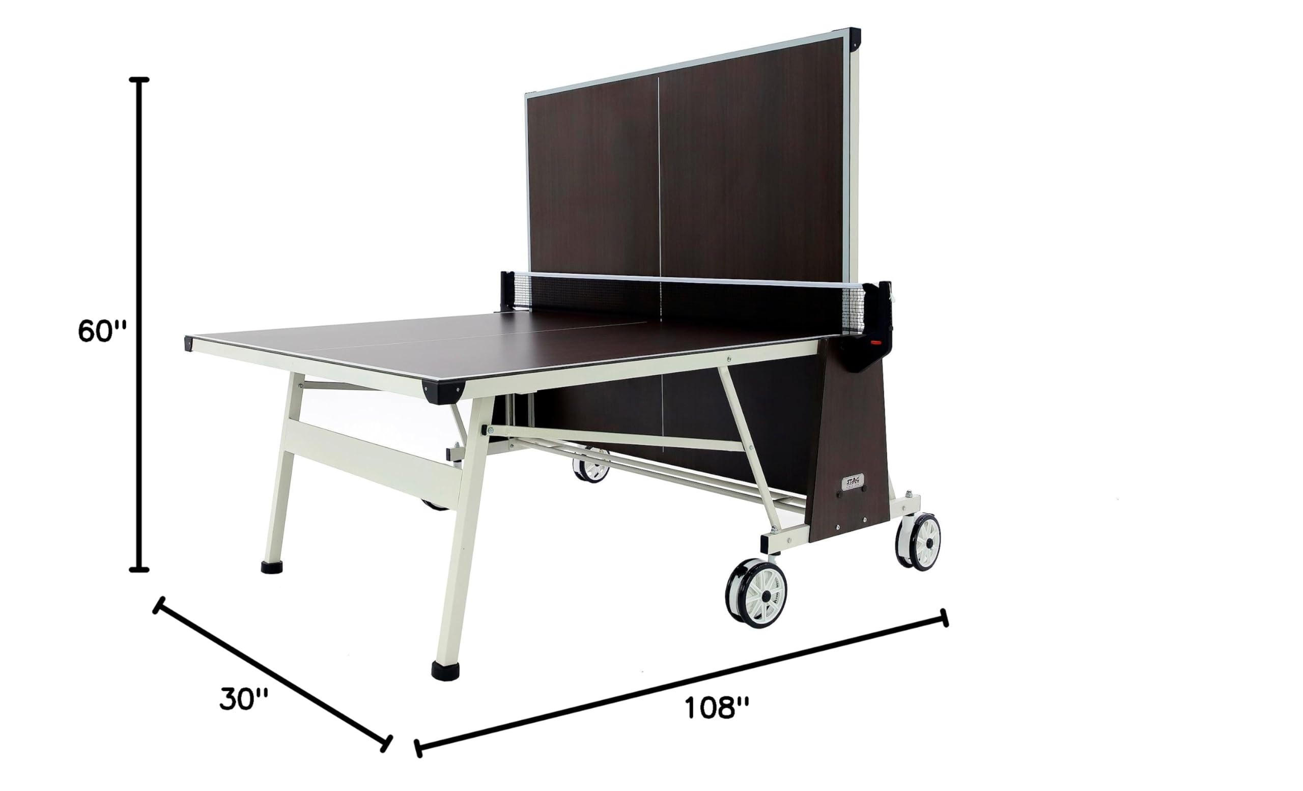 Premium Kona Outdoor Table Tennis Table - 4-Player Bundle with Paddles & Balls | Weather-Resistant Design for Backyard, Patio & Game Room Fun