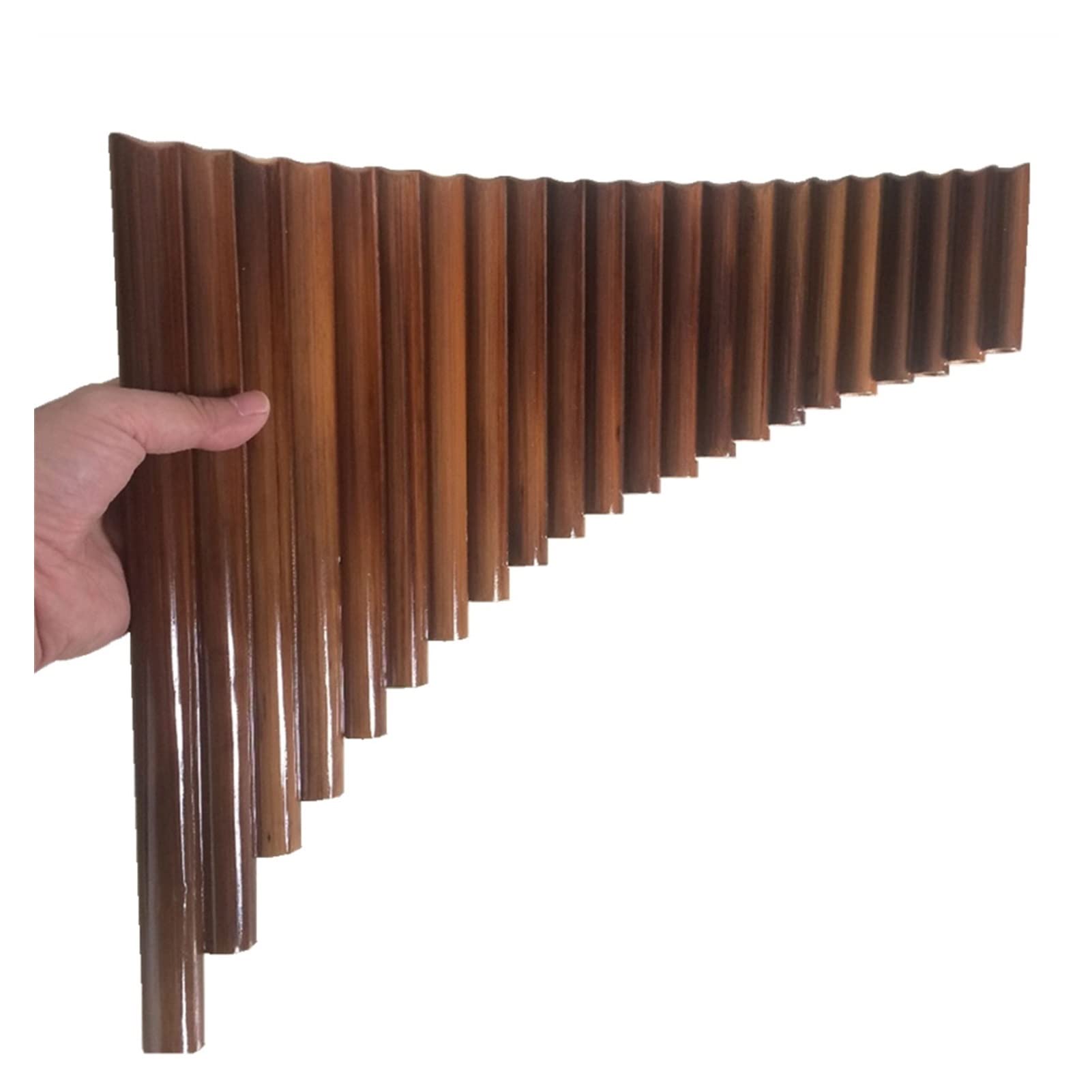 Professional 22-Pipe Bamboo Pan Flute - Handmade Panpipe in G Key, Perfect for Music Performances, Meditation & Relaxation