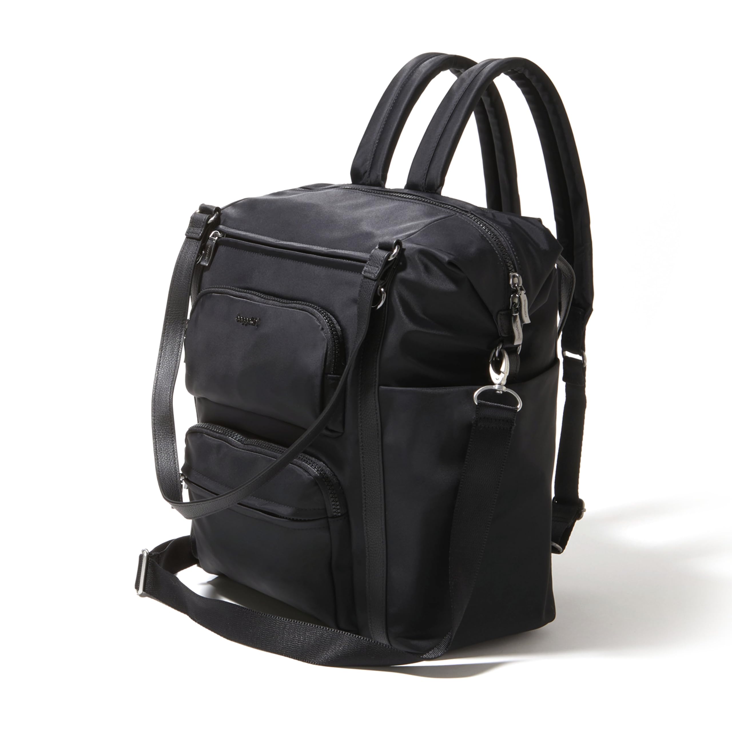 Baggallini Nolita Convertible Backpack - 14x11 Inch Lightweight Travel Backpack with 16 Inch Laptop Sleeve - Versatile Carry-On Luggage for Work, Commute & Weekend Getaways