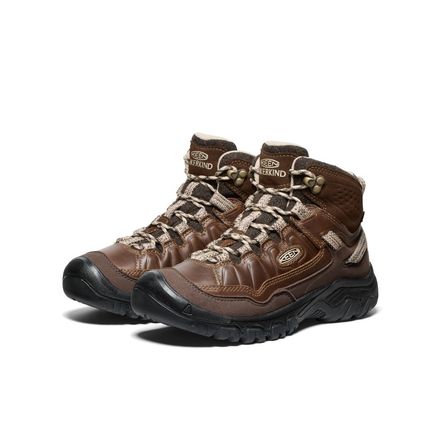 Women's Targhee IV Waterproof Hiking Boots by Hikerkind - Dark Earth/Dark Earth | Lightweight & Durable for Outdoor Adventures, Trail Hiking & Camping
