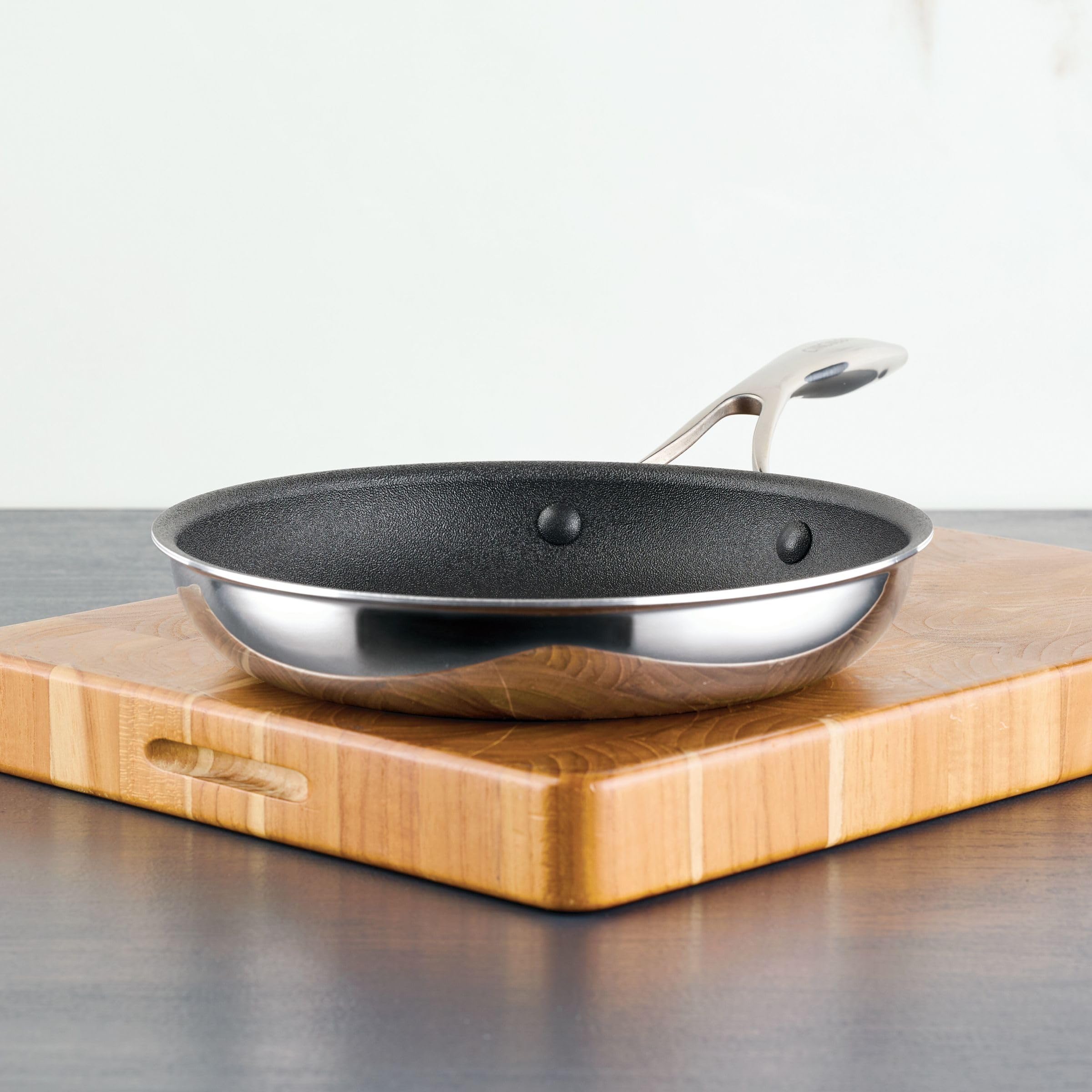 Circulon C1 Series 10-Inch Nonstick Induction Fry Pan - Stainless Steel Cookware with ScratchDefense Technology, Metal Utensil Safe & Oven Safe - Perfect for Searing, Frying & Everyday Cooking