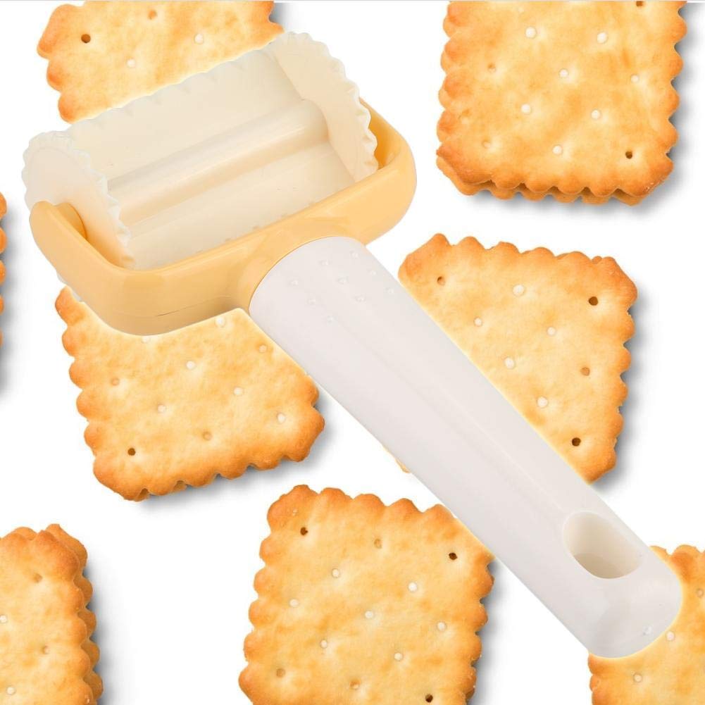 Premium 3-Piece Rolling Biscuit & Cookie Cutter Set - Food Grade Plastic Baking Tools for Homemade Cookies, Dumplings & Cake Decorating | Perfect for Holiday Baking, DIY Desserts & Family Cooking Activities