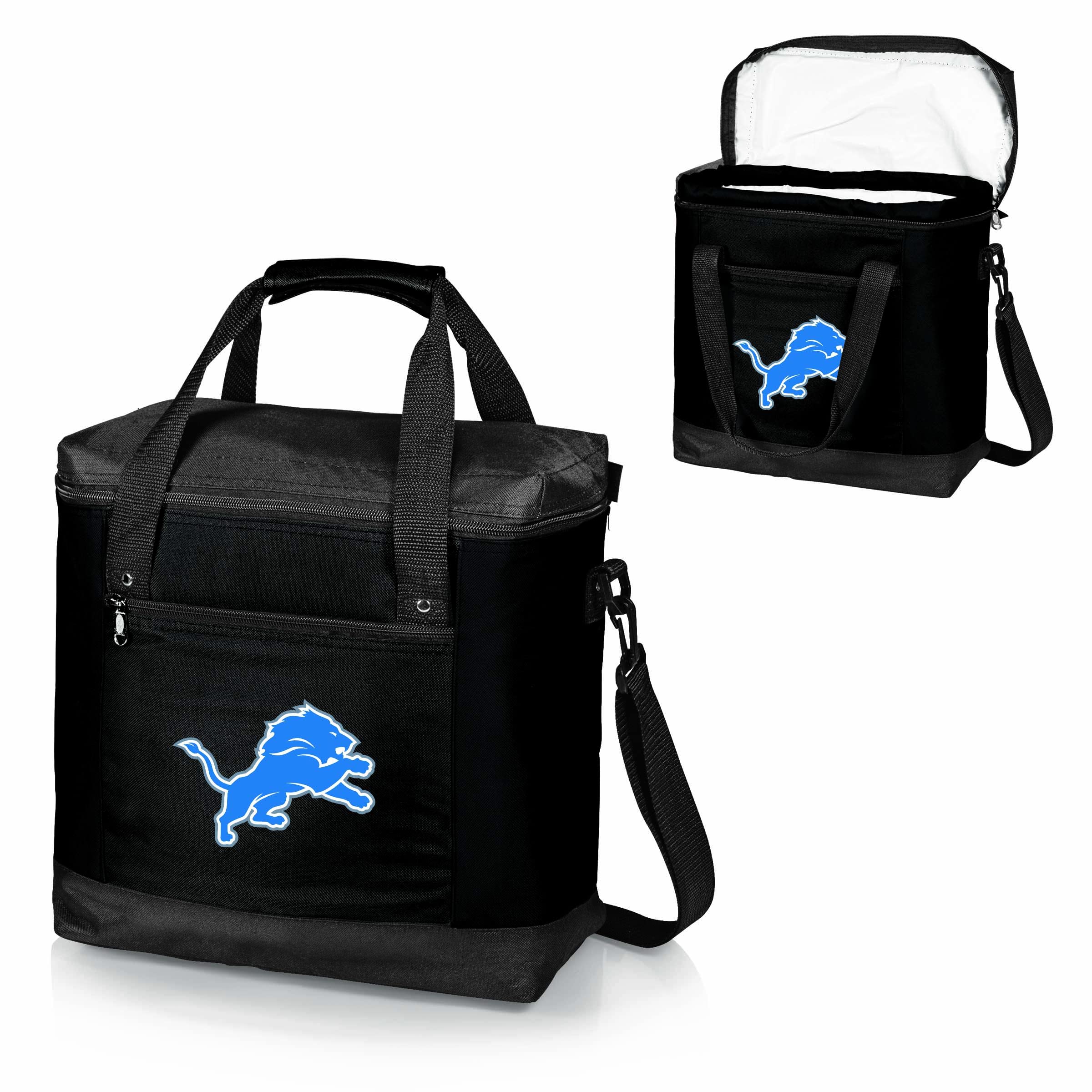 PICNIC TIME NFL Montero Insulated Tote Cooler Bag - Portable Soft-Sided Picnic Cooler with Shoulder Strap - Perfect for Tailgating, Beach Trips & Outdoor Adventures (Black)
