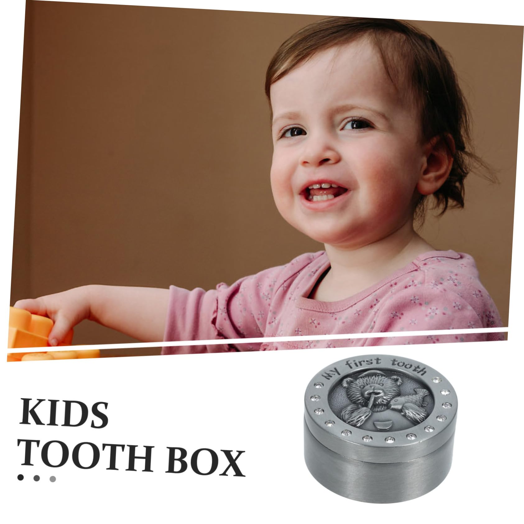 PRETYZOOM Teeth Storage Box - Clear Plastic Tooth Holder Container for Jewelry, Small Items & Tooth Organizer - Perfect for Dentists, Travel & Home Organization