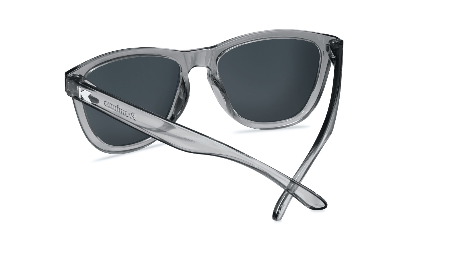Premium Clear Grey / Aqua Sports Sunglasses - UV Protection, Lightweight & Comfortable for Running, Cycling, Hiking & Outdoor Activities