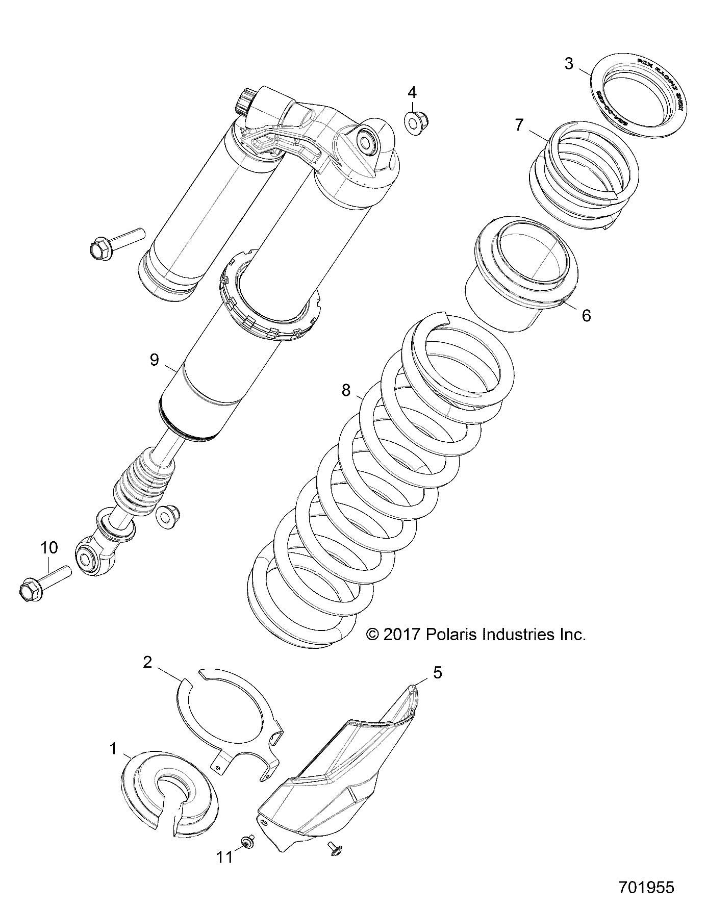 Genuine OEM Polaris RZR Spring 7044426-293 - Red Replacement Part for Off-Road Vehicles - Perfect for Trail Riding & Dune Bashing