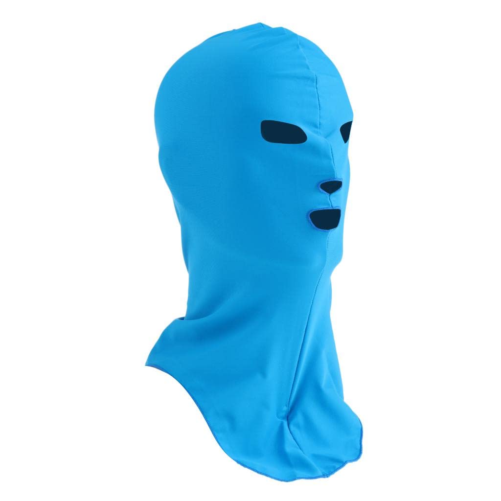 UV Protection Swim Cap with Face Mask - Waterproof Sunblock Head Hood for Swimming, Snorkeling & Outdoor Water Activities