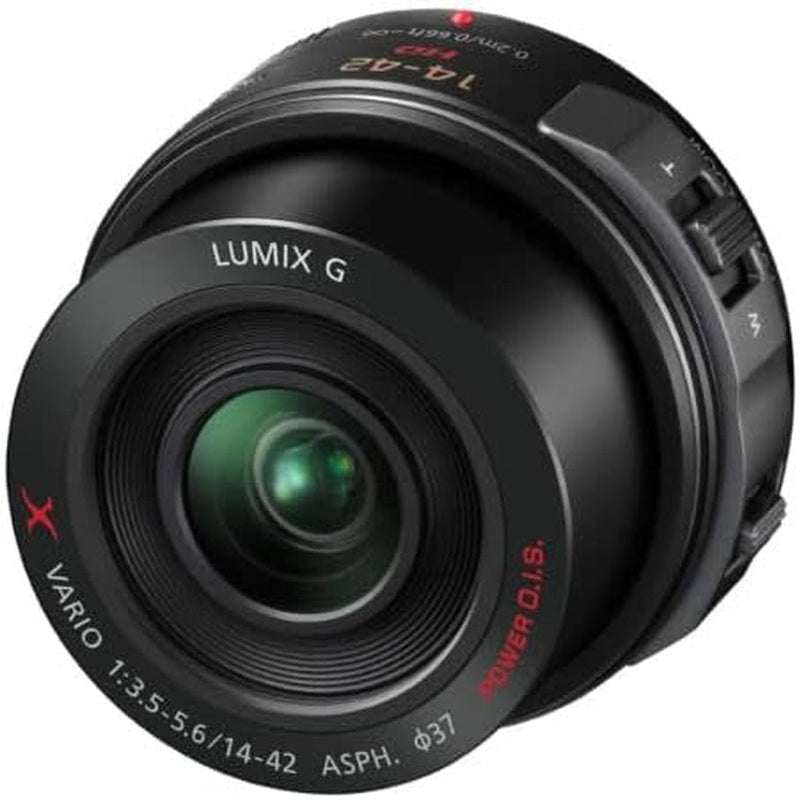 Panasonic Lumix G X Vario PZ 14-42mm f/3.5-5.6 Power O.I.S. Lens - Compact Zoom Lens for Mirrorless Cameras, Perfect for Travel Photography & Vlogging