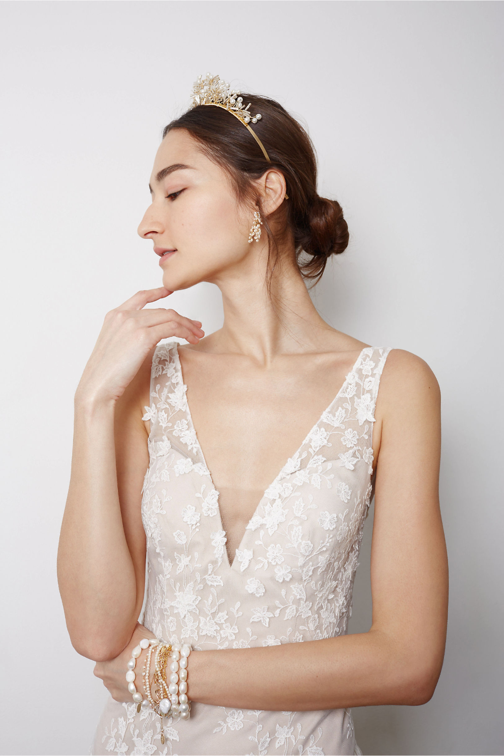 Willowby Nikola Aliyah Wedding Gown - Elegant Lace Bridal Dress for Beach, Garden & Boho Ceremonies
