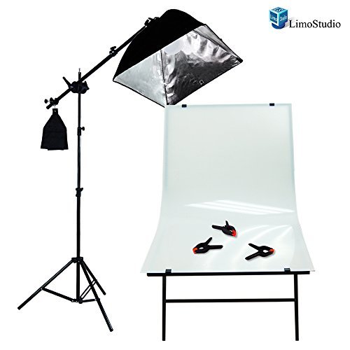 Foldable Photo Studio Table with Softbox Lighting Kit for Photography - AGG1477V2