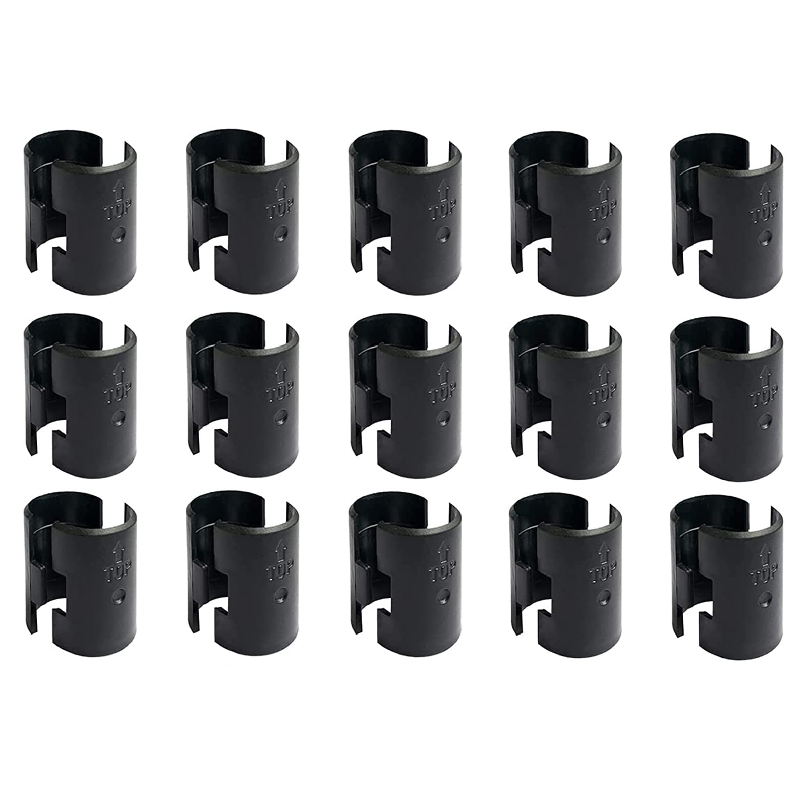 30 Pack Wire Shelf Clips & Shelving Sleeves for 1