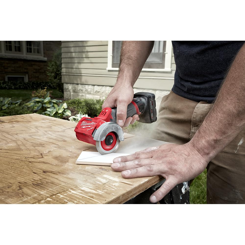 Milwaukee 2522-20 12V Cordless Cut-Off Tool - Compact & Powerful for Metal Cutting, Grinding, and DIY Projects - Perfect for Construction, Metalworking, and Home Improvement