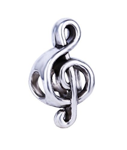 J&M Sterling Silver Music Note Charm Bead for Bracelets - Perfect for DIY Jewelry Making, Gift Giving & Music Lover Accessories