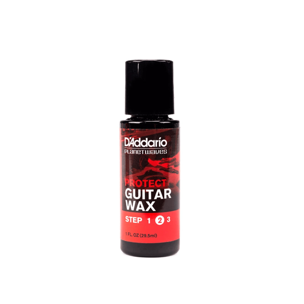 D'Addario Protect Liquid Carnauba Guitar Wax (Small) - Premium Guitar Polish for Acoustic & Electric Guitars - Restores Shine & Protects Finish - Ideal for Home, Studio & Stage Use