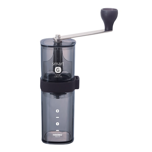 Hario Smart G Coffee Grinder - Manual Ceramic Burr Mill for Espresso, French Press & Pour Over - Perfect for Home, Office & Travel Use