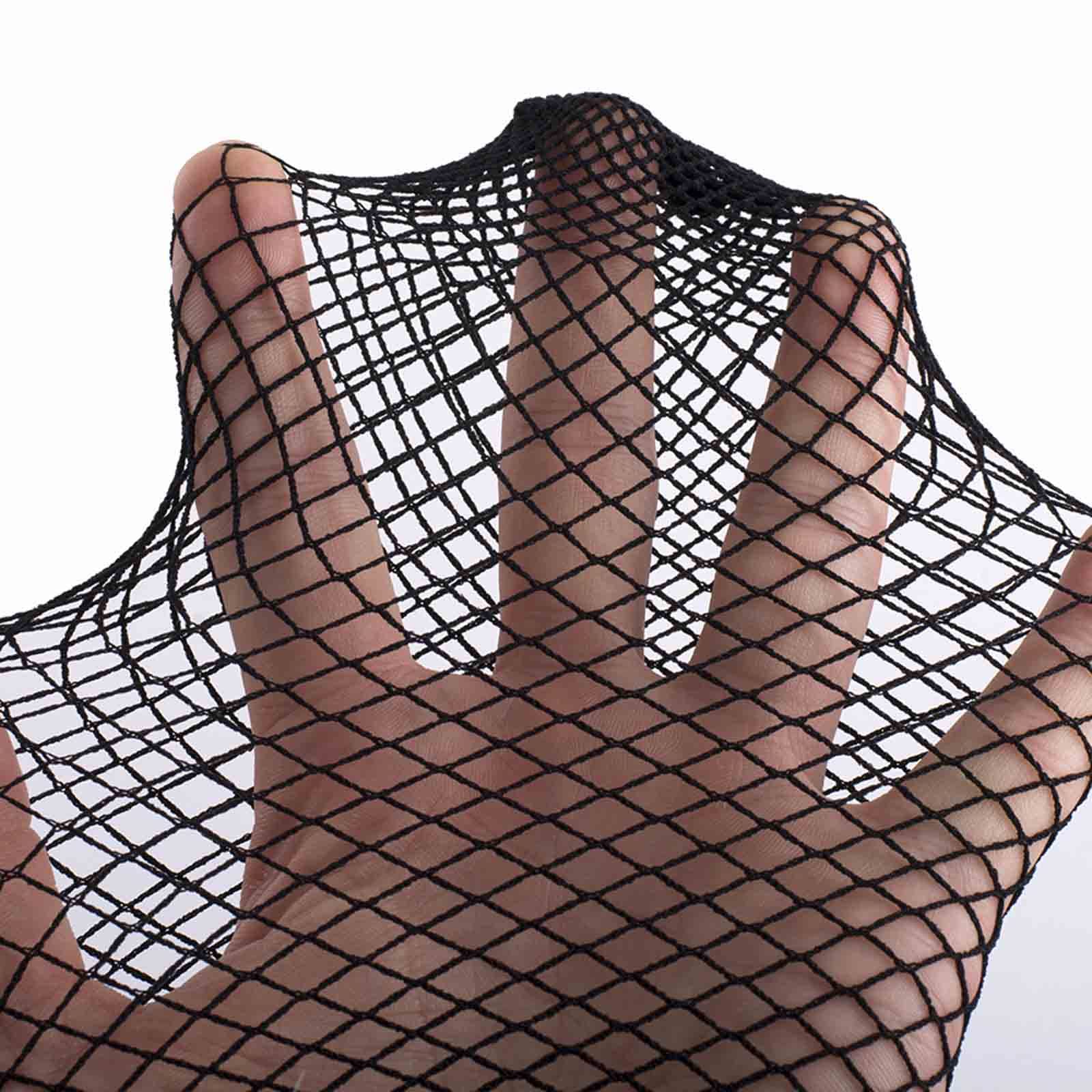 Olbye Women's Fishnet Thigh High Stockings - Stay Up Lace Top Tights, Mesh Bells Sexy Socks for Christmas, Party, Cosplay & Night Out