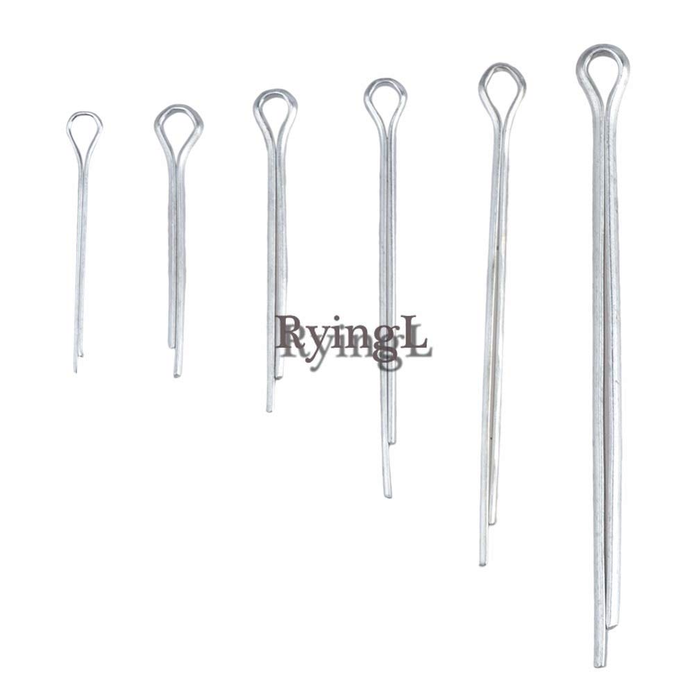 Ochoos 555Pcs Clevis Pin & Cotter Pin Assortment Kit - U-Shaped Hardware Repair Tool Set with Storage Box | Ideal for Automotive, Machinery, and DIY Home Repairs