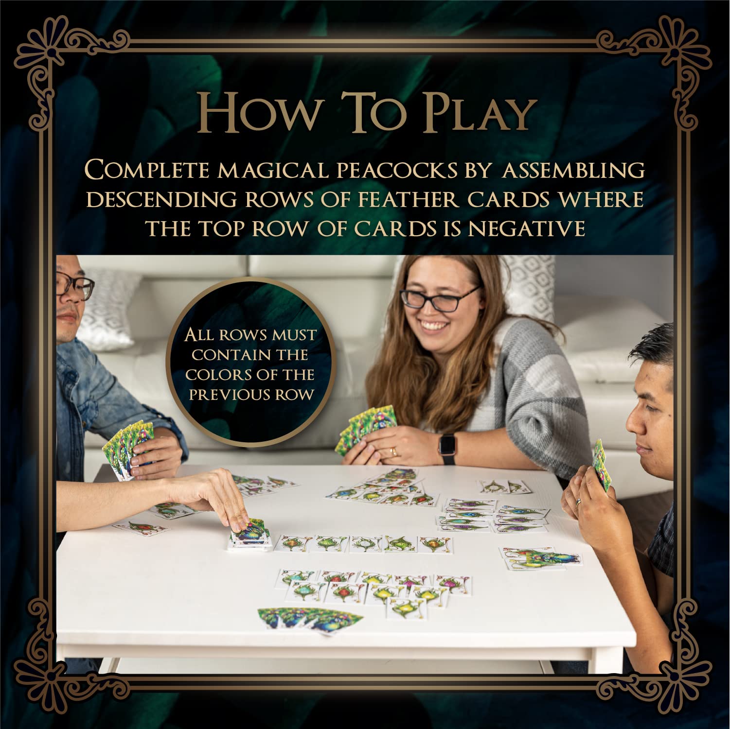 Enchanted Plumes Strategy Card Game by Calliope Games | Family Board Game for 2-6 Players | Perfect for Game Nights & Parties | From Makers of Tsuro & Roll for It! | Great for Family Bonding & Social Gatherings