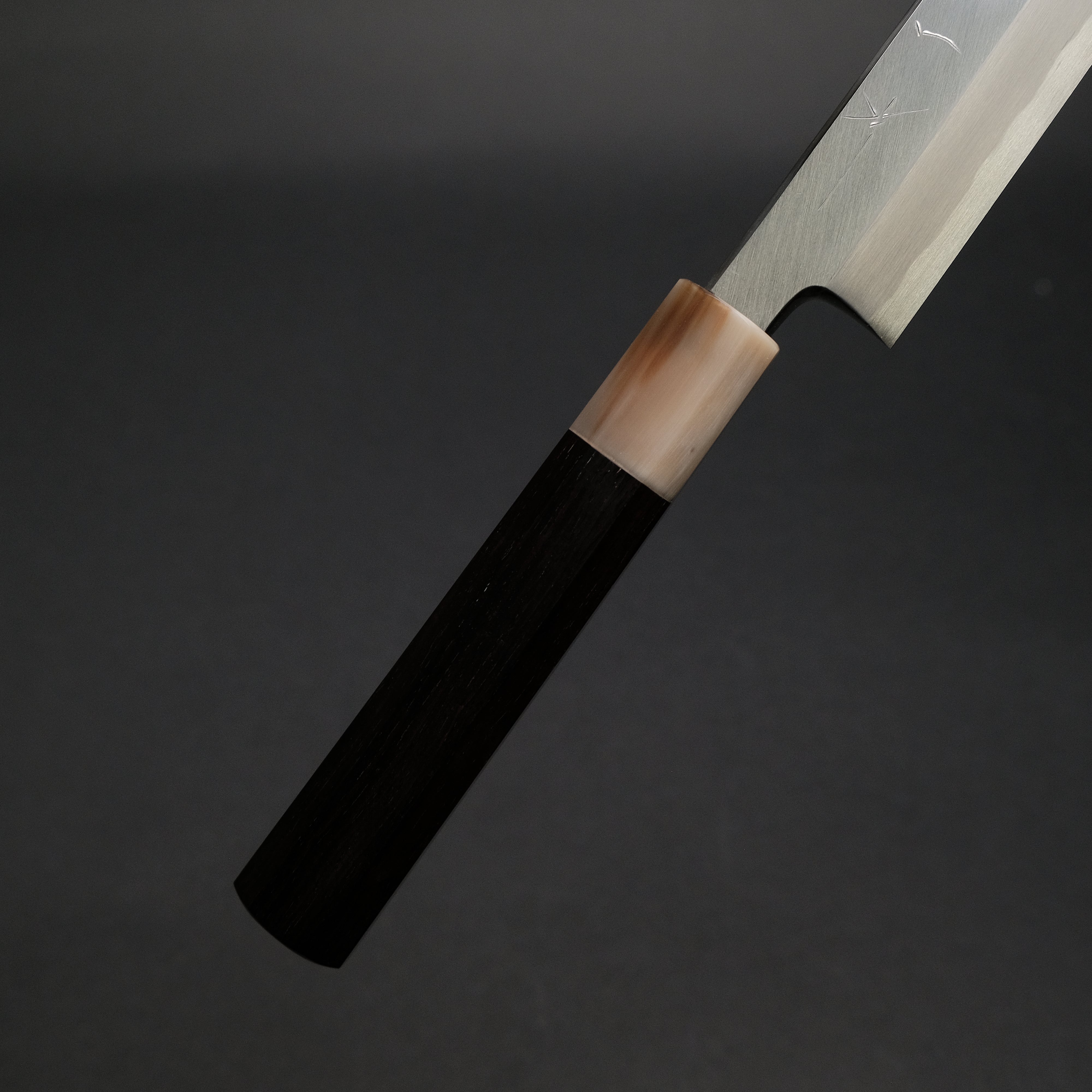 Premium Hitohira Tanaka Mosuke Blue #1 Yanagiba 270mm Japanese Sushi Knife with Ebony Wood Handle & Saya - Perfect for Sushi Chefs, Professional Kitchen Use, and Japanese Cuisine Preparation