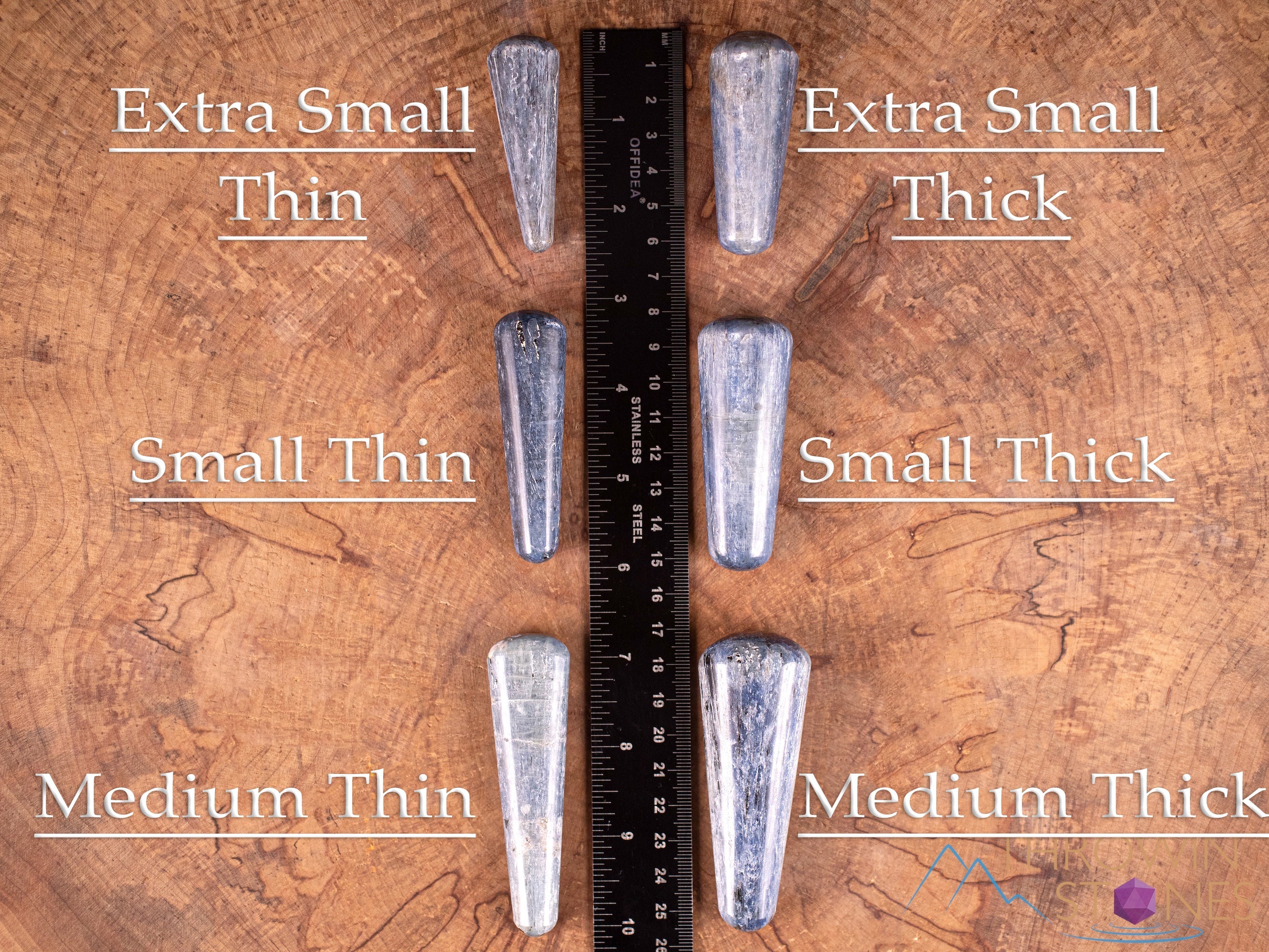 Blue Kyanite Crystal Wand for Healing & Self Care – Natural Energy Stone for Chakra Balancing, Meditation & Spiritual Growth | Perfect for Reiki, Yoga & Home Decor