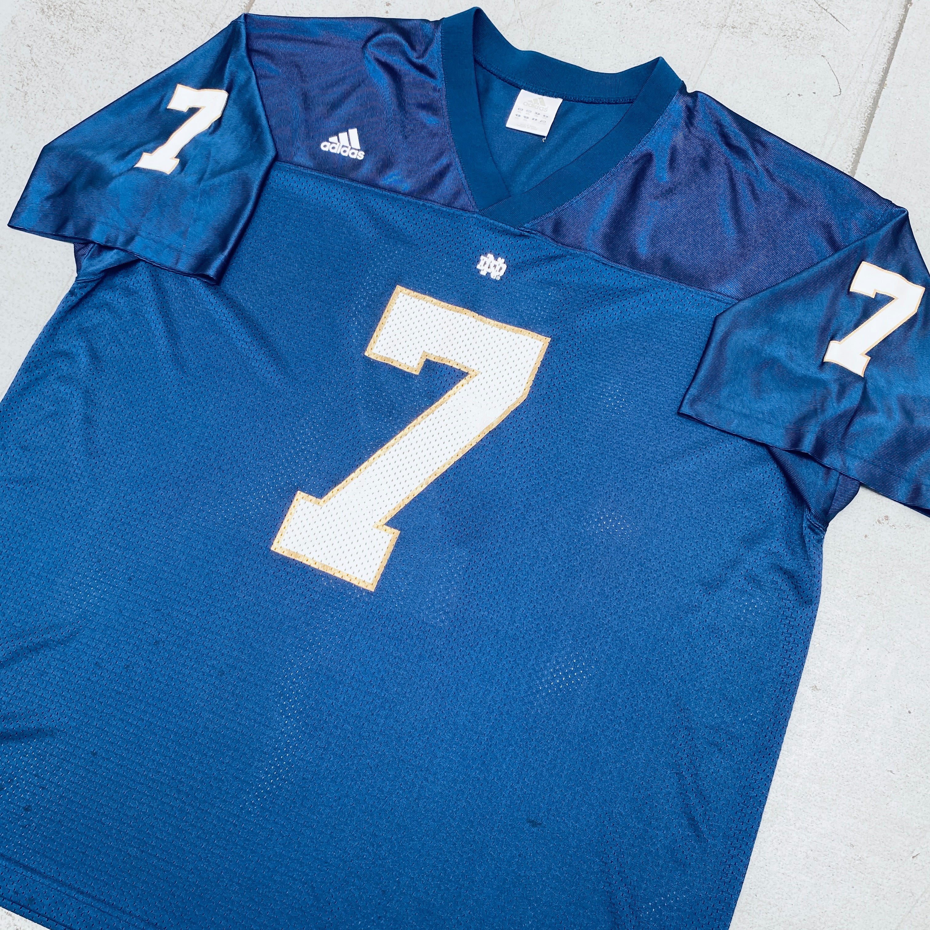 Official Adidas Notre Dame Fighting Irish #7 Joe Theismann Replica Jersey - XXL Size for Men | Perfect for Game Day, Tailgating & College Football Fan Collections